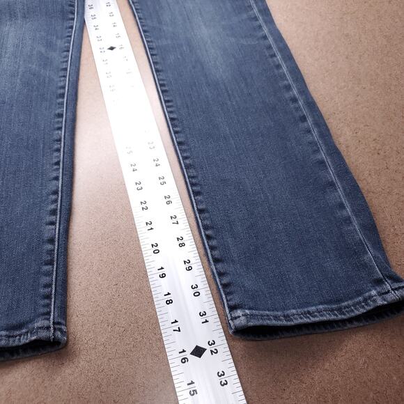 Levi's Premium 511 Jeans Men 32/34 Dark Blue Slim Fit Straight Leg Modern Casual - Picture 7 of 15